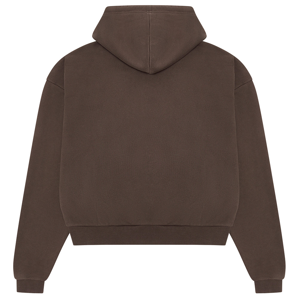 Embroidered Zip Hoody